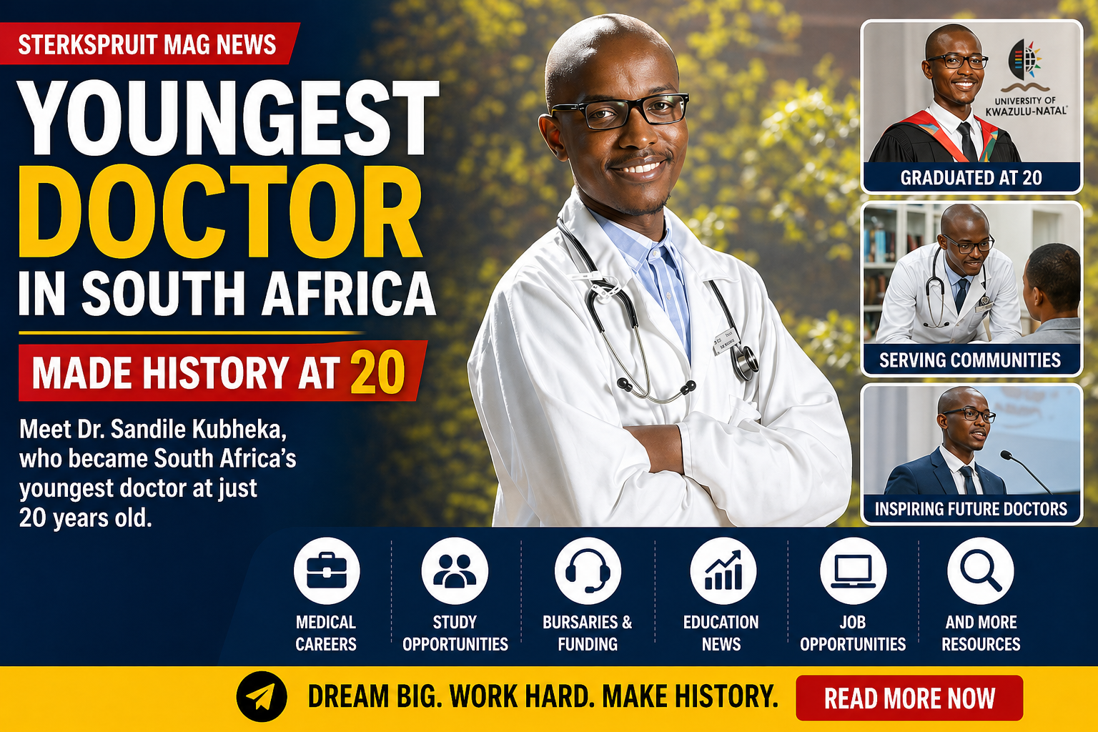 Youngest Doctor in South Africa: The Inspiring Story of Dr. Sandile Kubheka